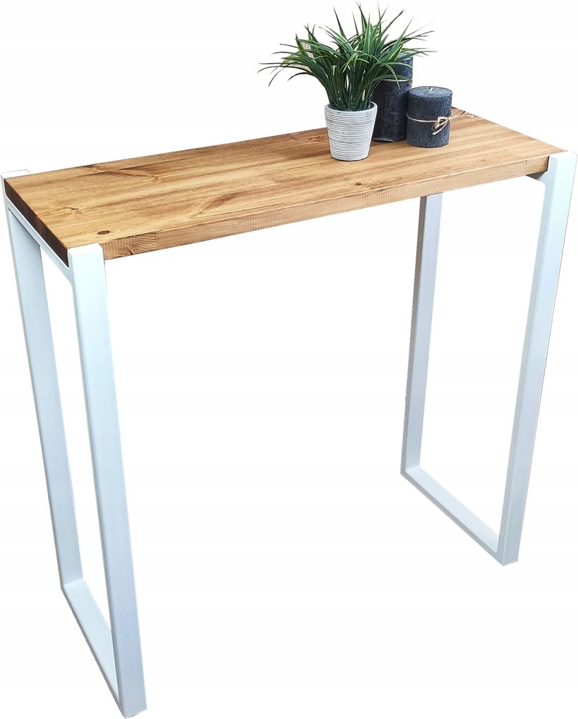 Loft konzol fa ipari fésülködőasztal 90cm