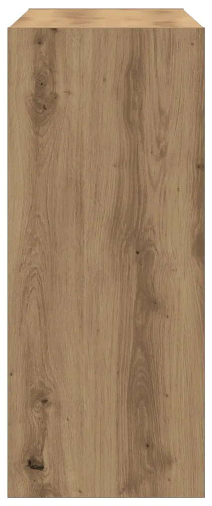 Könyvespolc/Szobaelválasztó - Artisan tölgy - 100x30x72 cm - Mérnöki fából készült