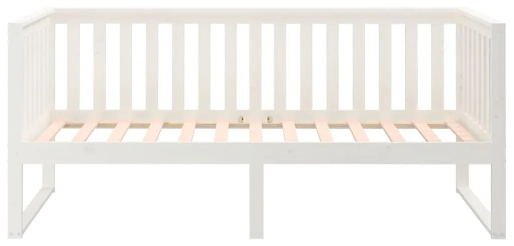 kanapéágy ágy matrac fehér 100x200 cm tömör fa fenyőfa
