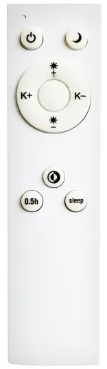 Top Light -LED dimmelhető mennyezeti lámpa PETAL LED/60W/230V átm. 59 cm fehér + távirányító