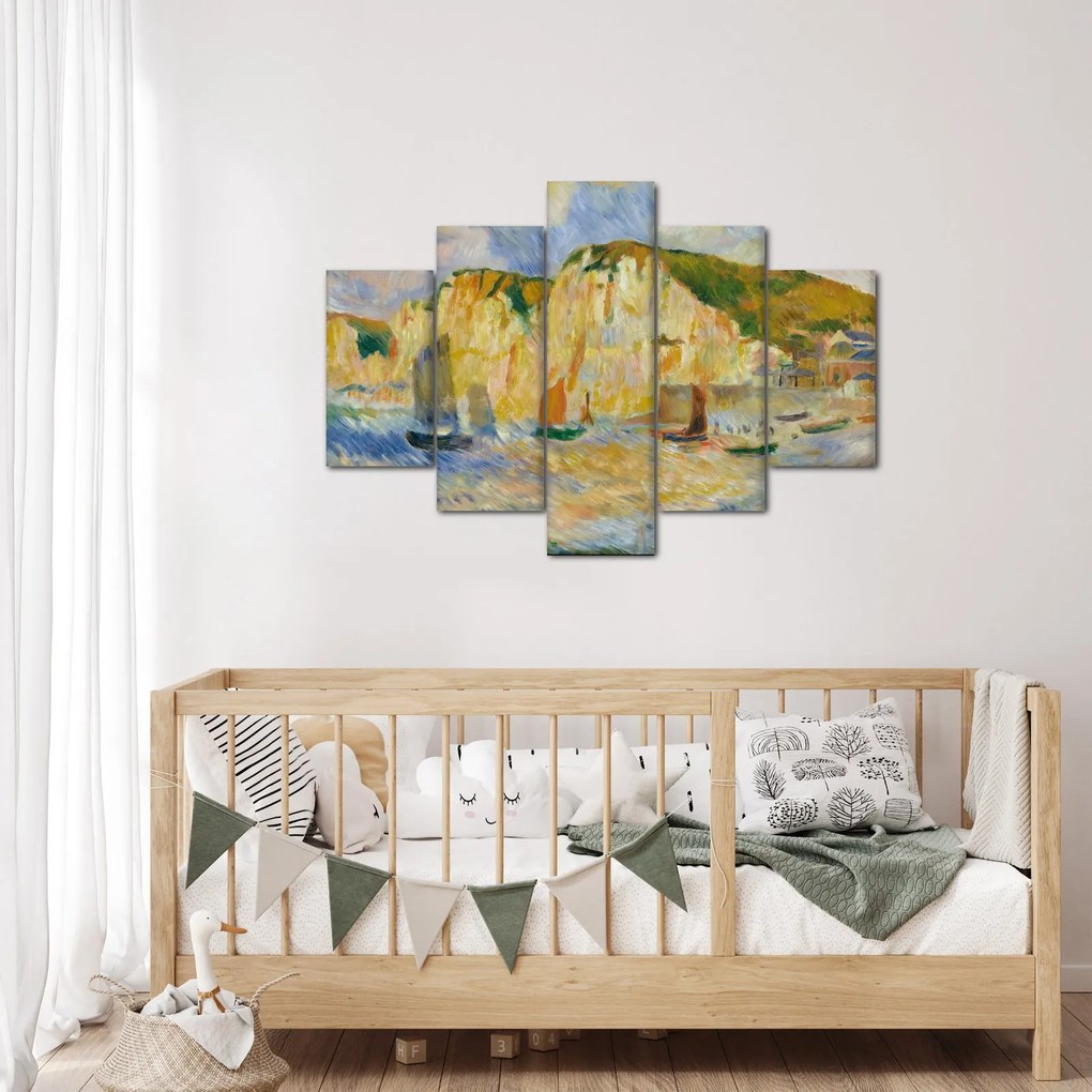 Kép - Auguste Renoir, Sea and Cliffs, reprodukciók (150x105 cm)