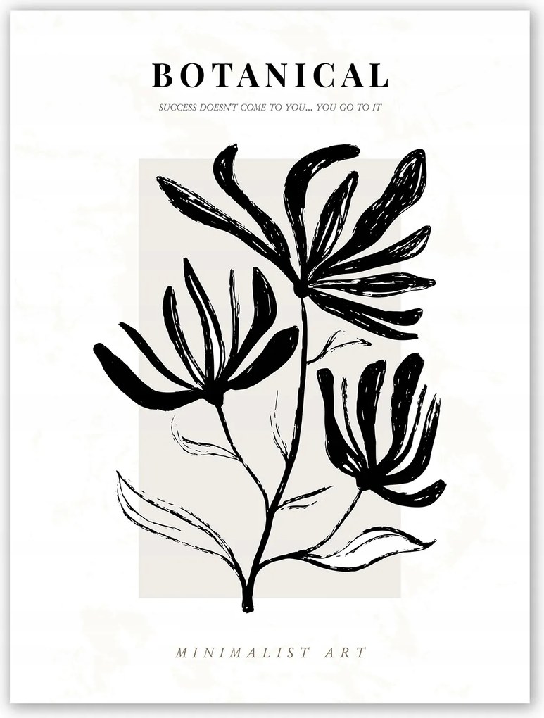 Boho botanikus virág Poszter 21x30 cm #T43