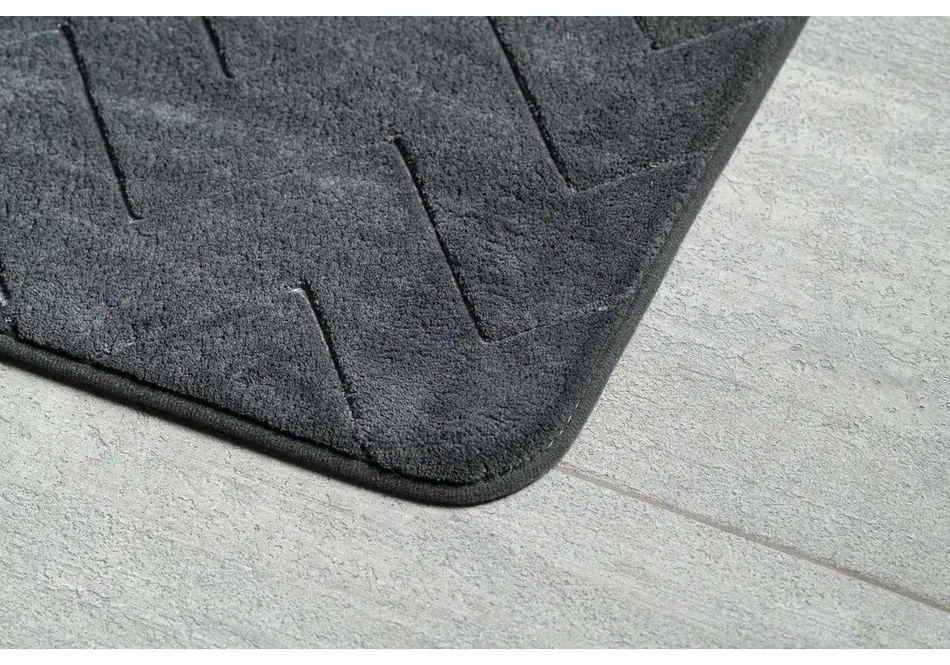 GEDY 96MS508085 Mousse fürdőszoba szőnyegantracit, 50 x 80 cm