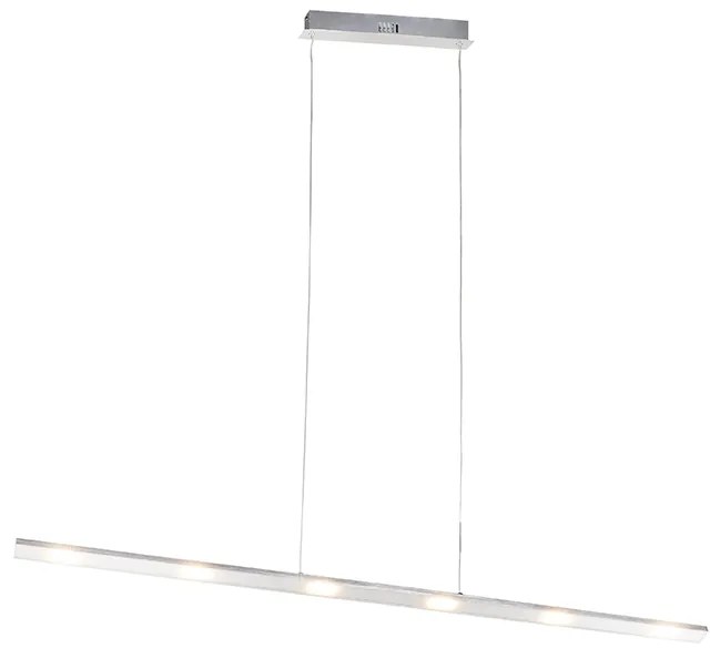 Design lógólámpa acélból érintőképernyős dimmerrel, LED-del - Platinum