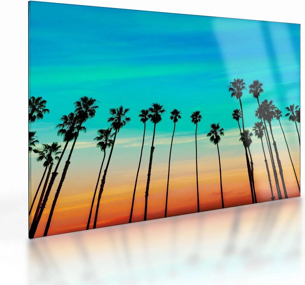 Üveg kép - Kalifornia (70x50 cm)