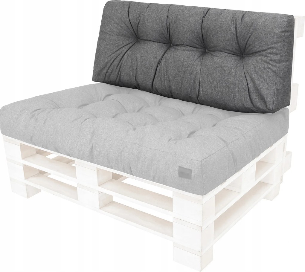 Nagy méretű háttámlás párna raklapos padhoz 120x40