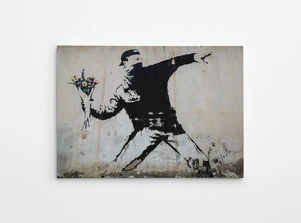 WY18 Banksy vászonkép, 70 x 100 cm