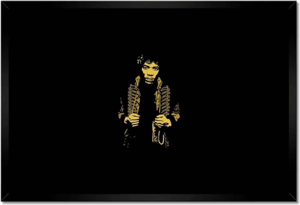 Poszterek keretben 60x40 Jimi Hendrix Zenész