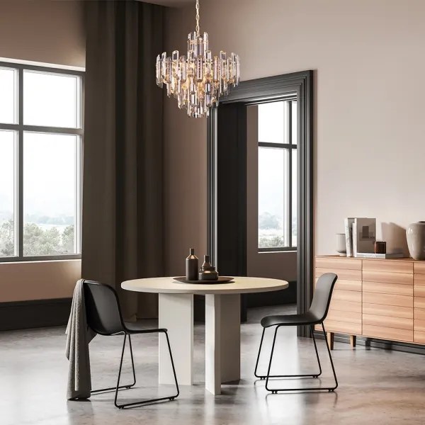 Maytoni DIA200PL-06G - Csillár láncon FLARE 6xE14/40W/230V