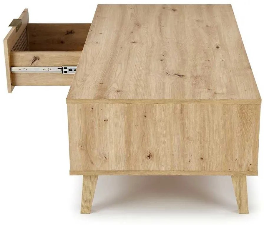 Rustico dohányzóasztal, artisan tölgy