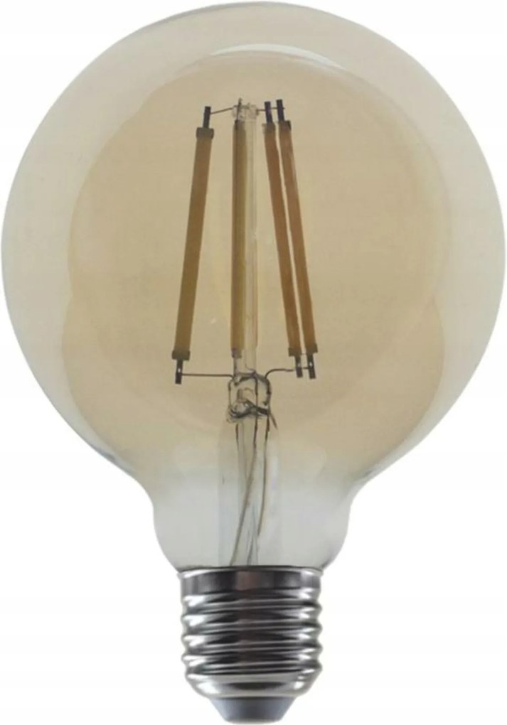 Aca Lighting Led izzószálas izzó E27 DIM G95 borostyánszínű 10W 2700K 230V 1160lm RA80 Pal