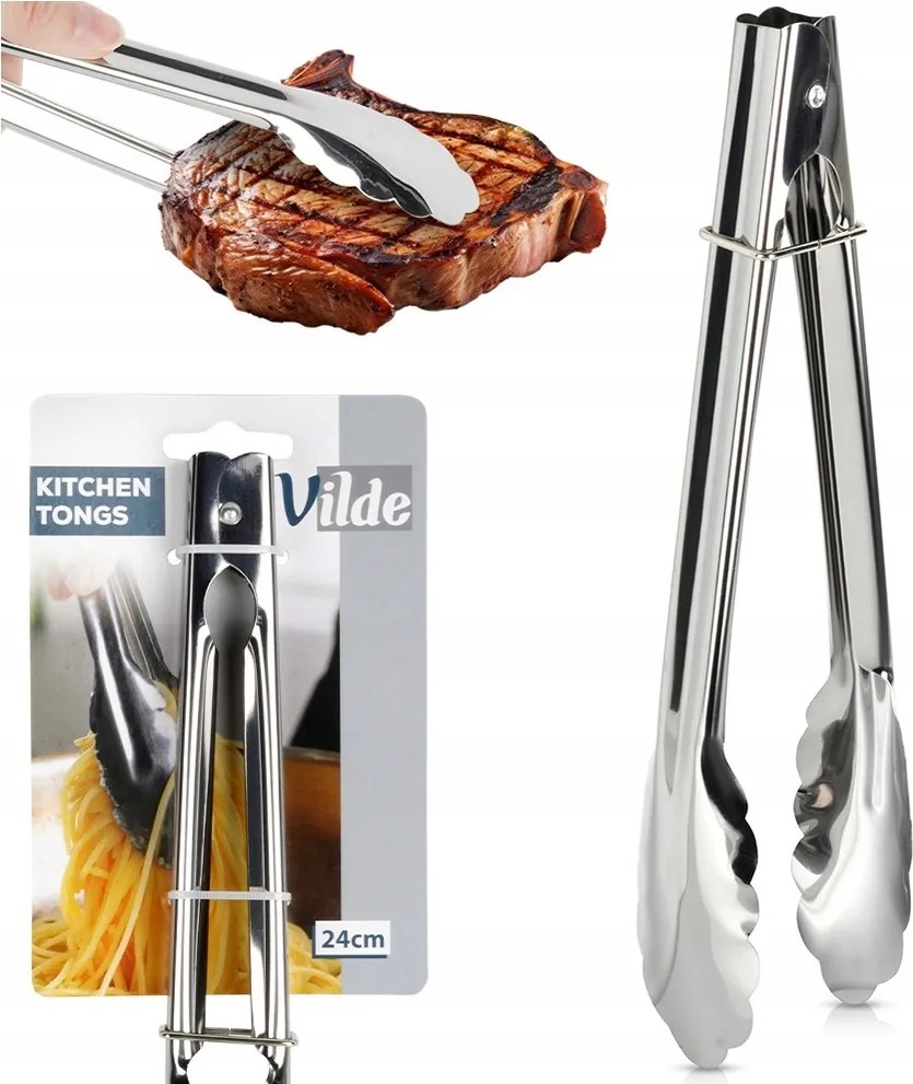 Univerzális konyhai grill fogó grill tálaláshoz 24cm