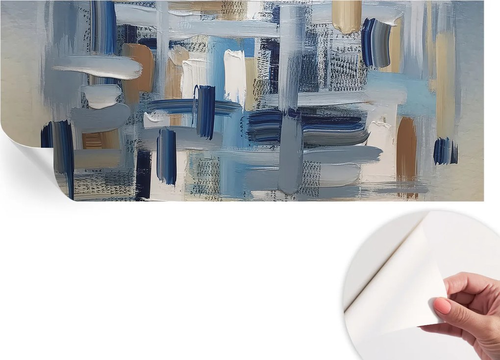 Öntapadós Stílusos Fotótapéta Dekoratív Ecsetek Absztrakt 250x104 cm