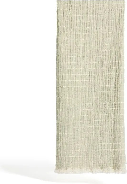 Világoszöld jacquard gyerek takaró 130x170 cm Tivaro – Kave Home