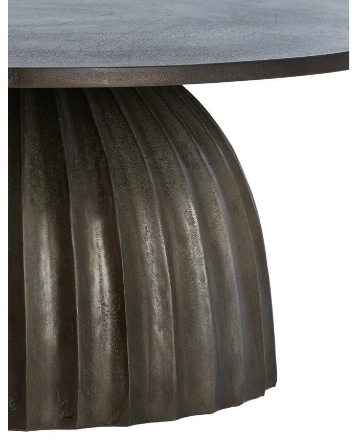 Fém kerek tárolóasztal ø 70 cm Veglia – Light &amp; Living