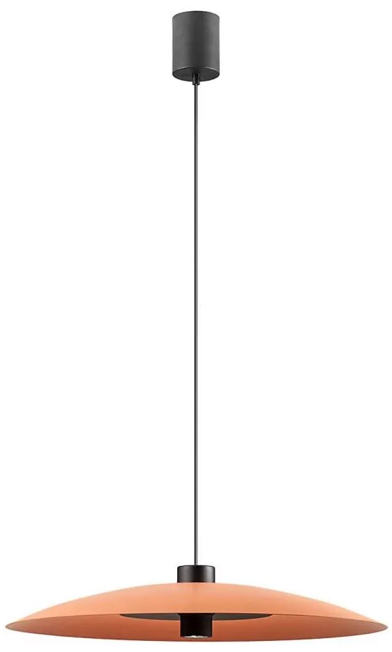 Redo 01-3020-LED LARS sodronykábeles csillár LED/14W/230V+LED/10W átm. 60 cm CRI90 narancssárga