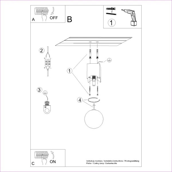 Sollux SL.1407 - Spotlámpa SOLIS 1xG9/8W/230V bükkfa