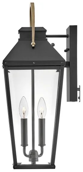 Hinkley HK-DAWSON-L - DAWSON L kültéri fali lámpatest, 2xE14/40W/230V, IP44