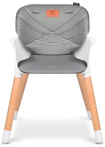 Lionelo - Gyermek etetőszék 2 az 1-ben KOEN Grey Stone