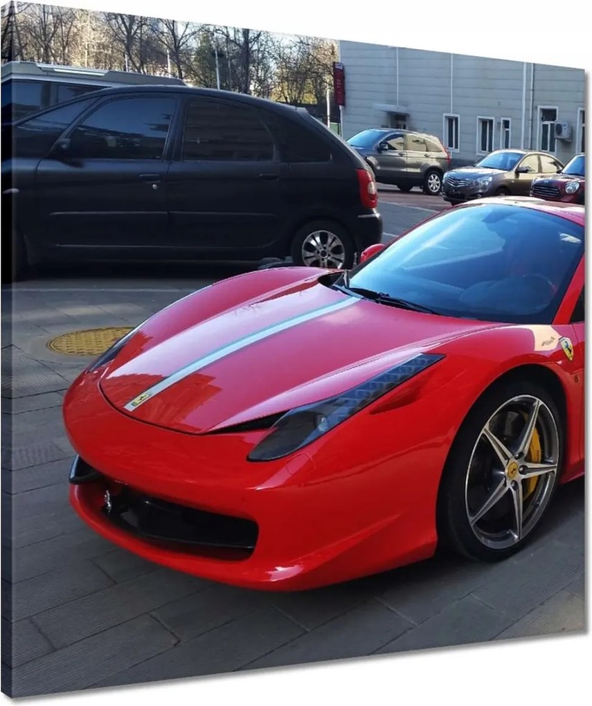 Vászonkép 50x50 Piros Ferrari