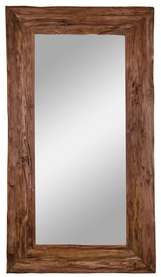 Granada Antik tükör, teak fa, natúr, 101x180 cm