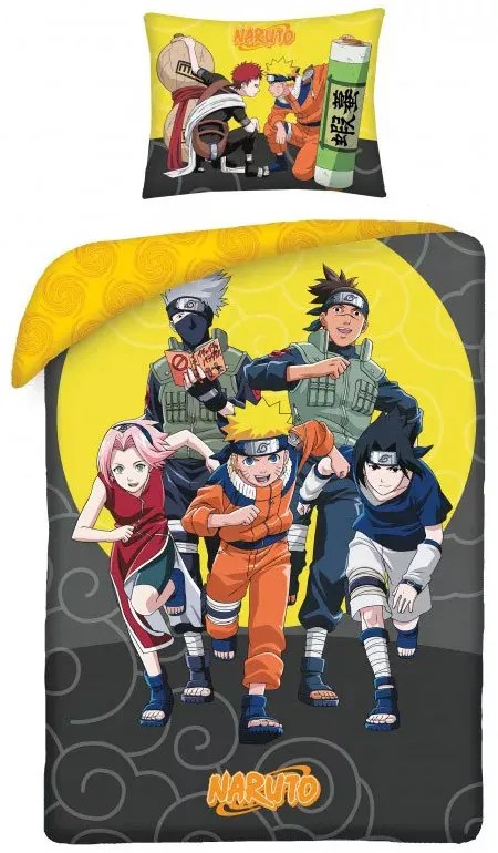 Naruto ágyneműhuzat 140×200cm, 70×90 cm