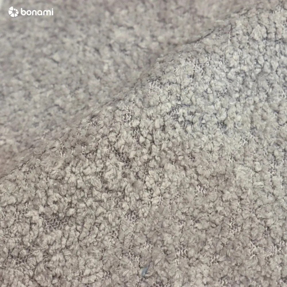 Szürke buklé kinyitható kanapé 215 cm Patti – Bonami Selection