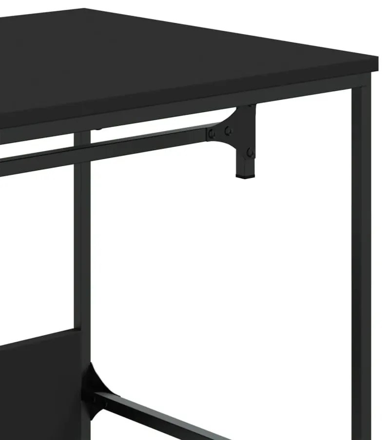 fekete szerelt fa ruhásszekrény 90 x 50 x 180 cm