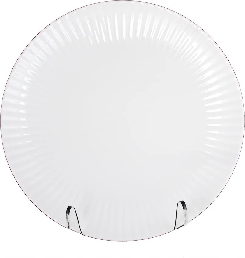 Csempe tányér 20,5cm Daisy Lubiana fehér