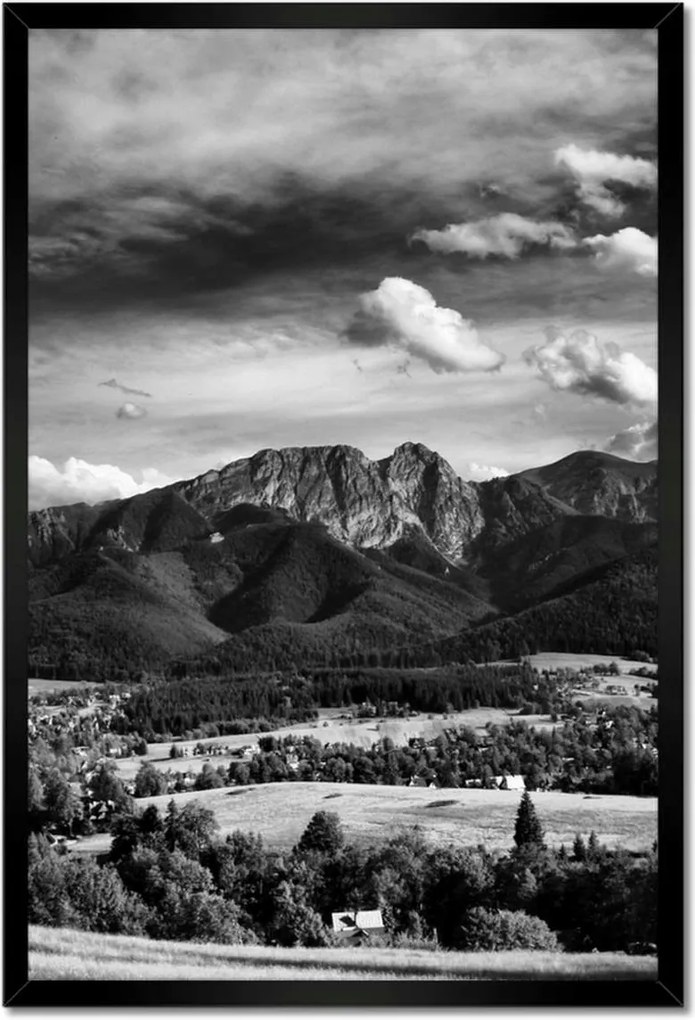 Poszterek keretben 40x60 Tátra Lengyel hegyek Kilátás