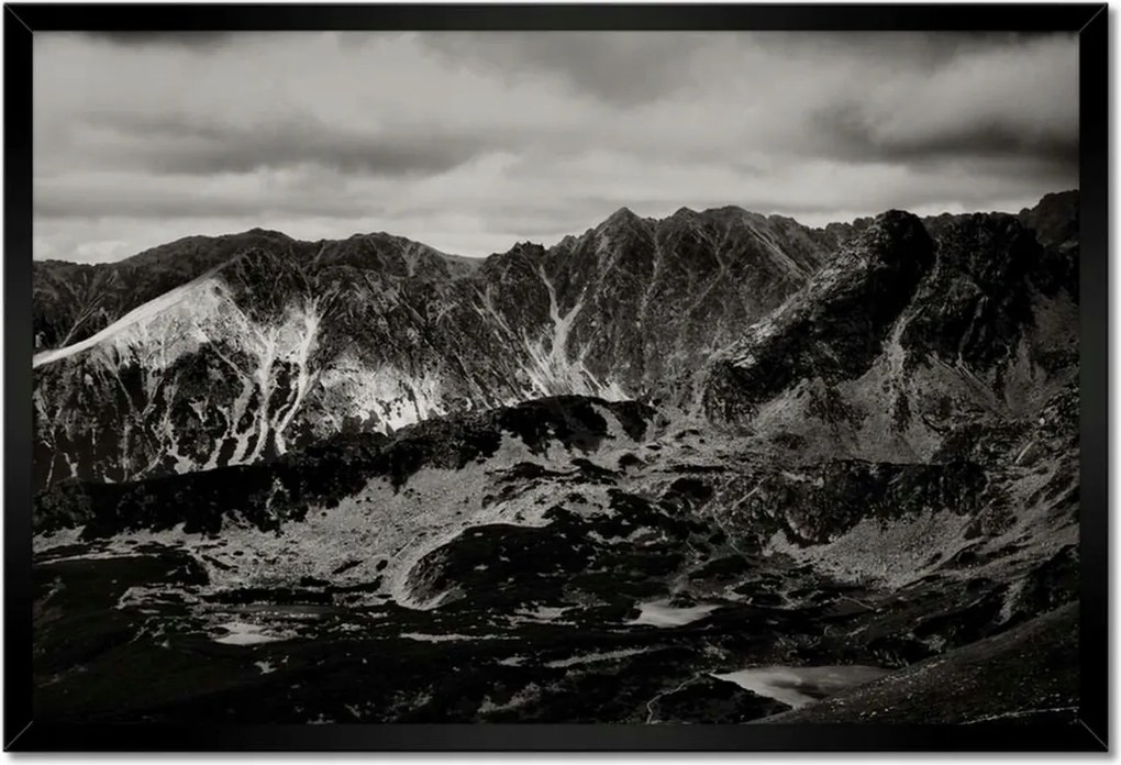 Poszterek keretben 60x40 Tátra Lengyel hegyek Kilátás