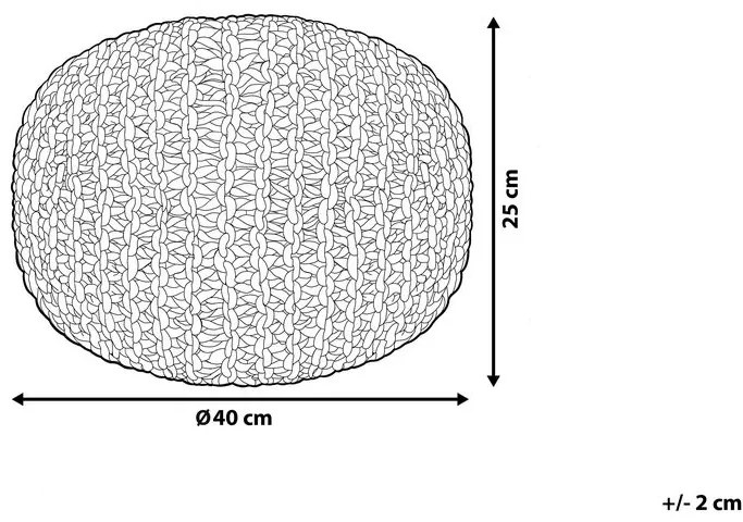 Taburett 40x25 cm Conover (világoskék). 1011263