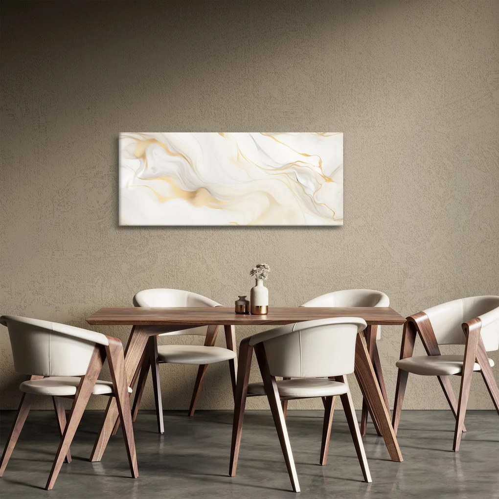 Kép - Absztrakció dekorációval (120x50 cm)