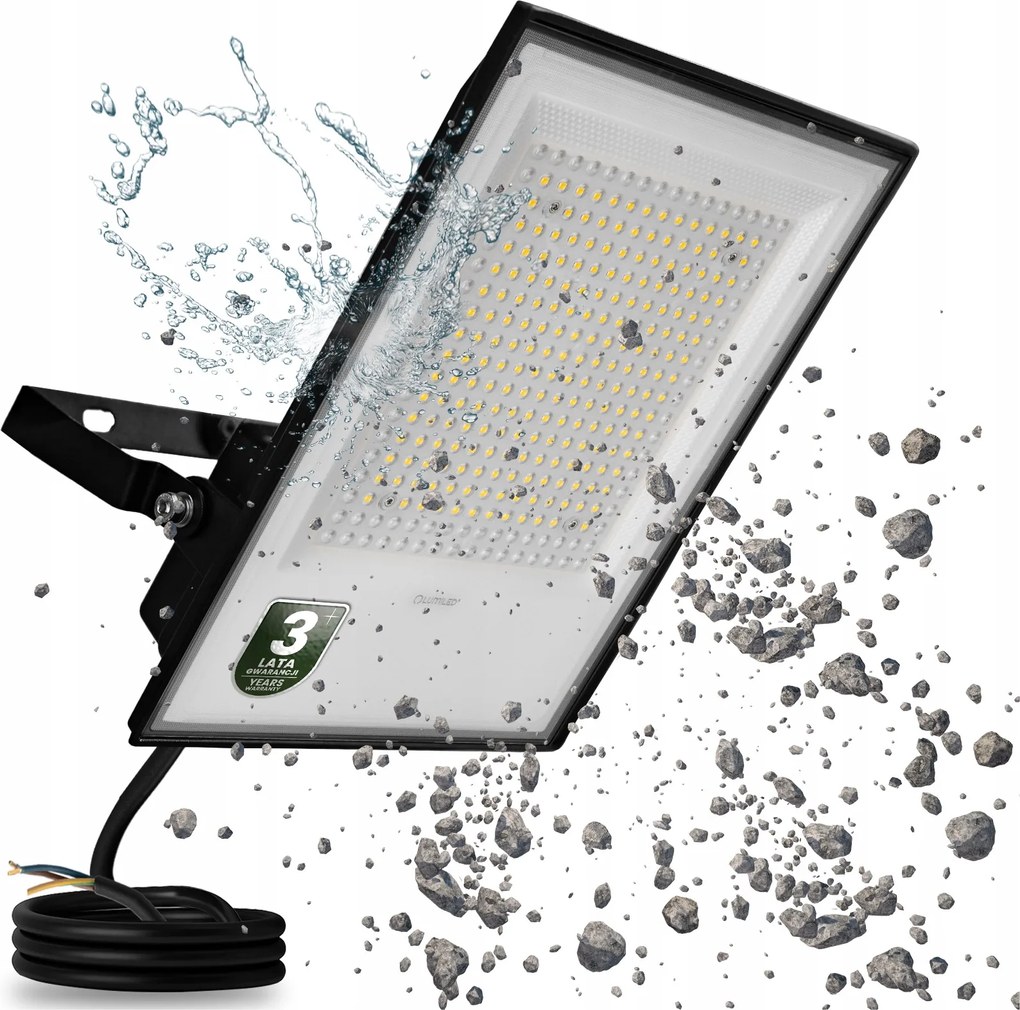 Led fényvető 200W IP65 22000lm 4000K Kültéri reflektor Erős