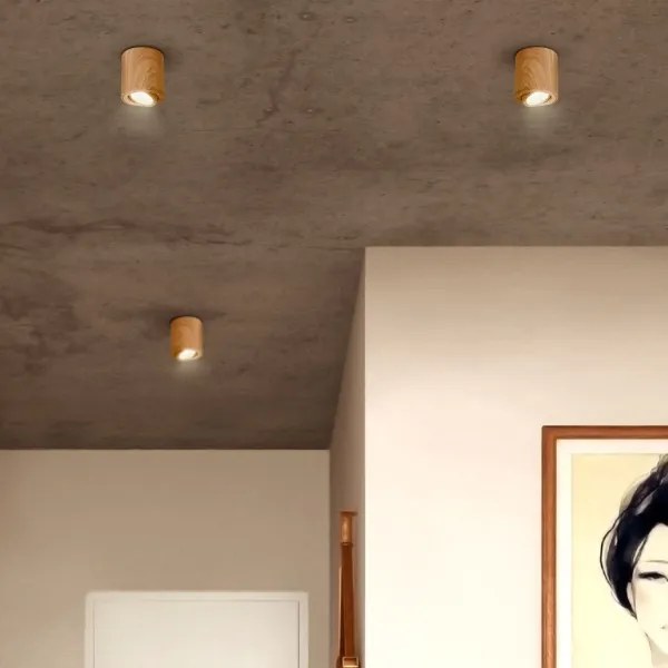 Brilagi - Spotlámpa MIA 1xGU10/30W/230V 84x80 mm barna