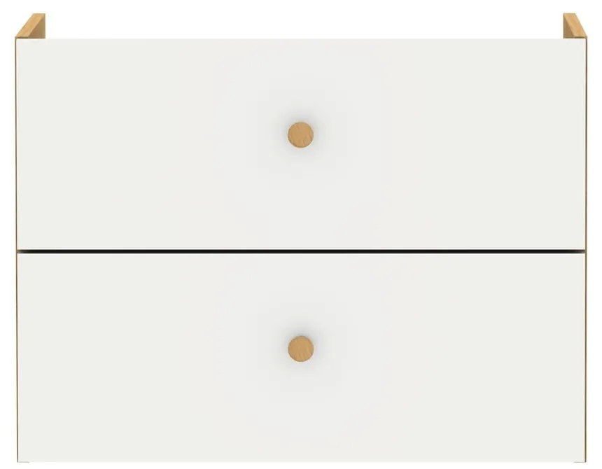 Fehér fiók modul 43x33 cm Z Cube - Tenzo