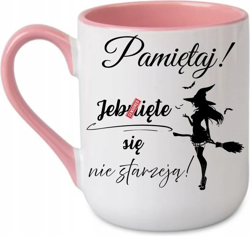 Bögre „Emlékezz, hogy nem öregszenek” Ajándék Rózsaszín 330 coffee