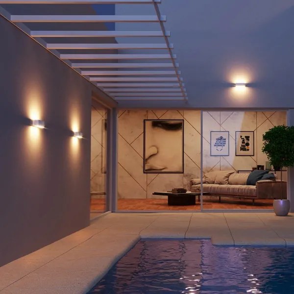 Redo 90095 - LED kültéri fali lámpatest PLANIT LED/10W/230V 3000K IP54 fehér