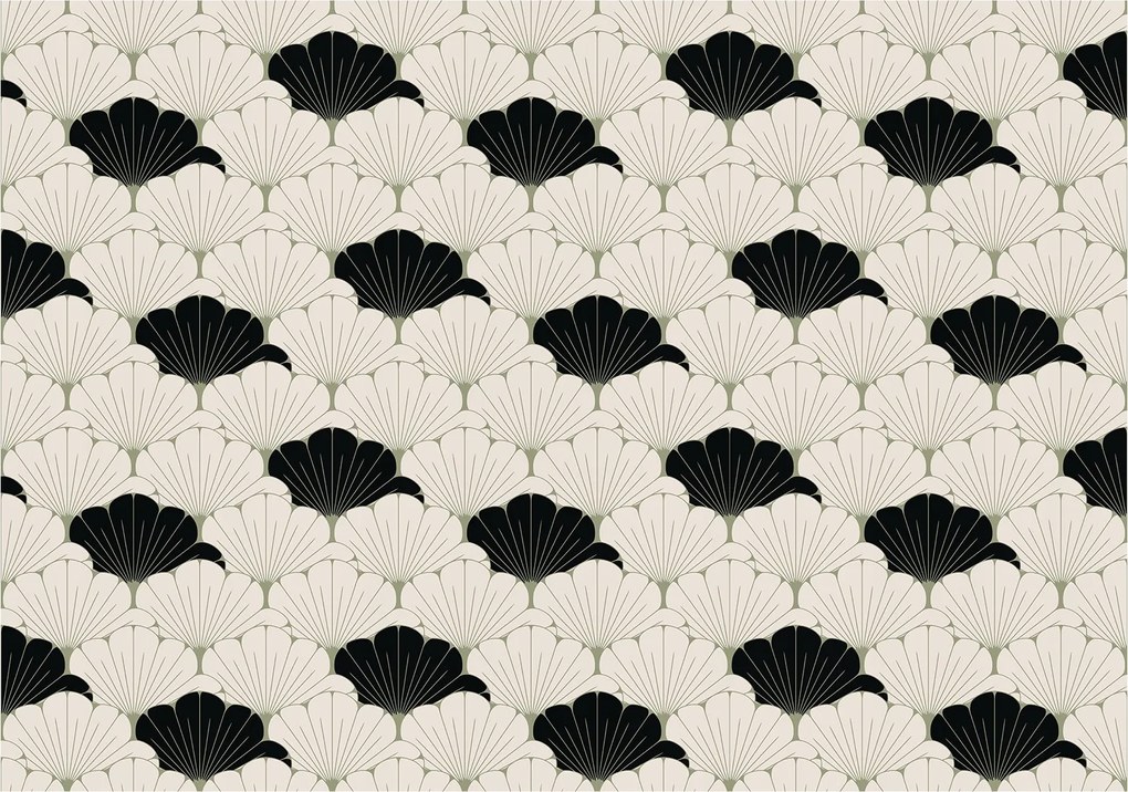 Flizelin fotótapéta Japán elegancia levelek minimalizmus 520x318 +ragasztó
