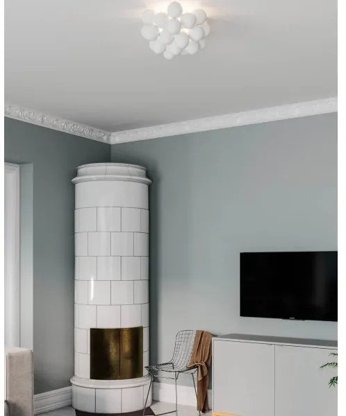 ByRydens 4202240-5002 - Mennyezeti lámpa GROSS 6xG9/5W/230V fehér