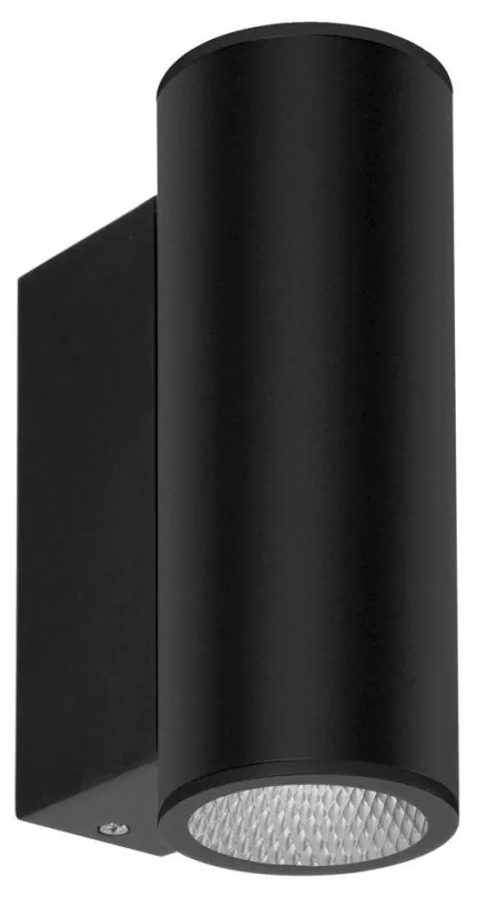 ITALUX OWL-2804-2-3K LENTA Modern Kültéri Fali Lámpa Fekete LED IP44
