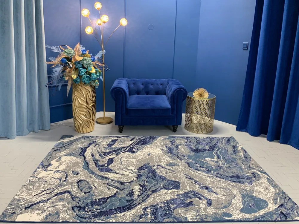 Athena 7474 design szőnyeg (Blue) 80x250