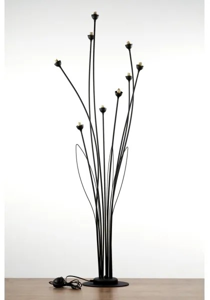 Jupiter 2058 - GLORIOSA állólámpa 9xG9/14W/230V fekete