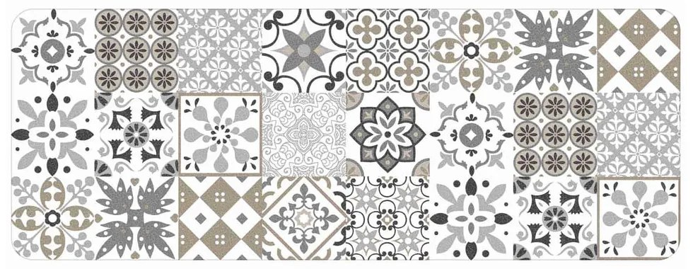 Fehér PVC futószőnyeg 45x120 cm Salou – douceur d'intérieur