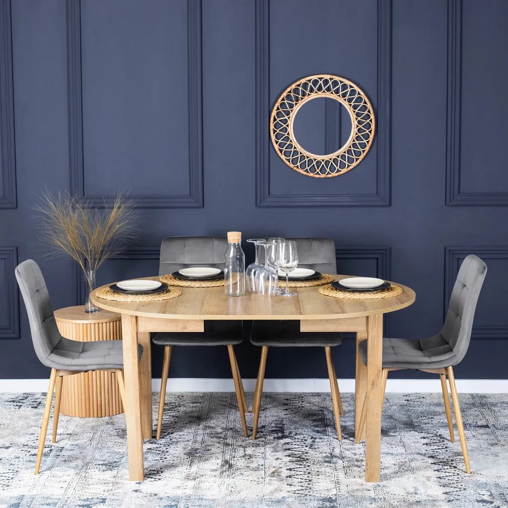 Szürke Bársony Étkezőszék. FREDY