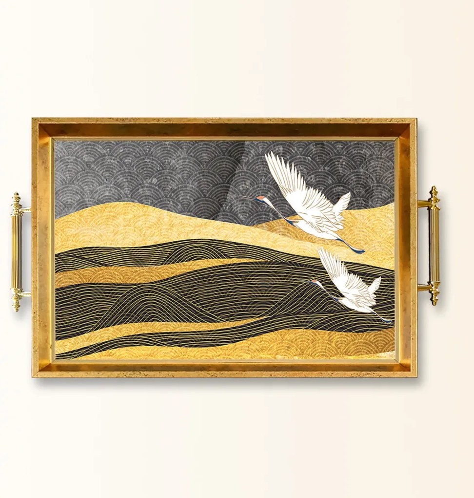 Üveg tálca, 38×24 cm – TPEA9858