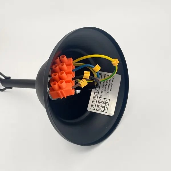 Csillár láncon RETRO 2xE27/60W/230V matt fekete