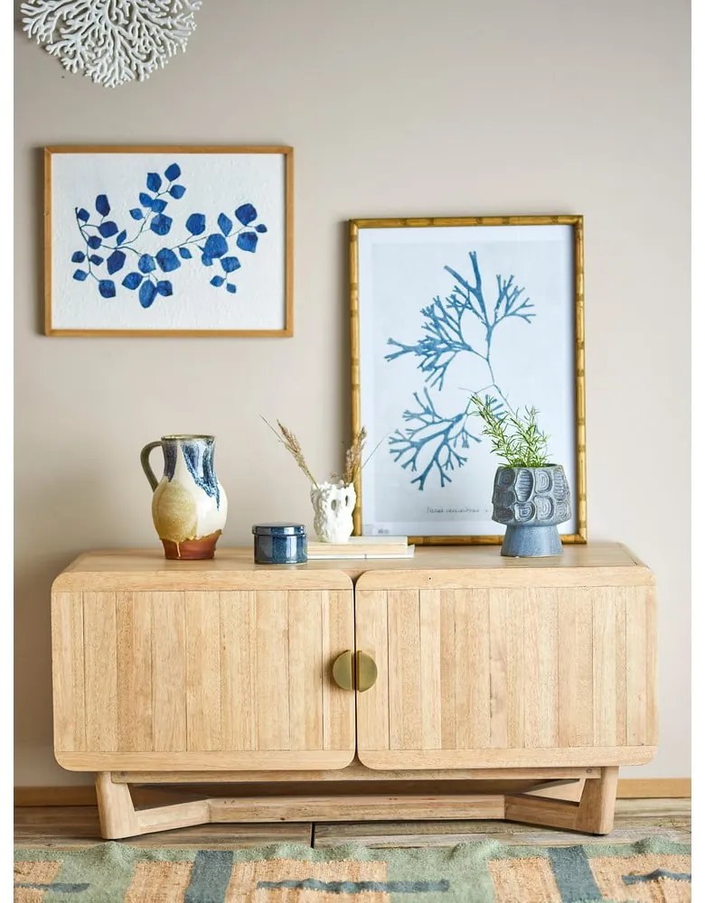 Natúr színű kaucsukfa komód 120x55x45 cm Serrone – Bloomingville