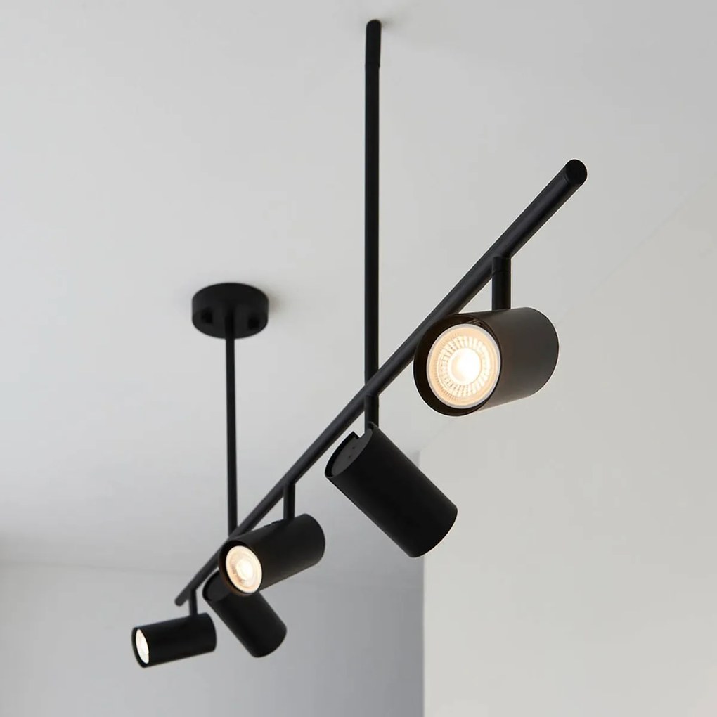 Endon modern spot lámpa rez matt fekete end98458
