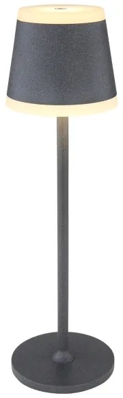Globo 58433G - LED Dimmelhető asztali lámpa RIDLEY LED/4,6W/3,7V 3000K szürke